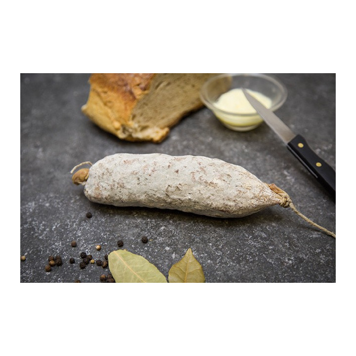 Saucisson sec-sans ajout de sel nitrité- charcuterie millas