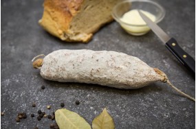 Saucisson sec-sans ajout de sel nitrité- charcuterie millas