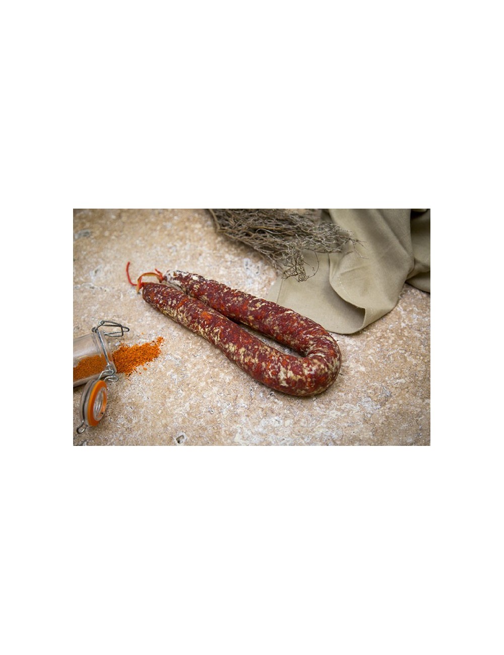 Chorizo pli-sans ajout de sel nitrité-charcuterie Millas