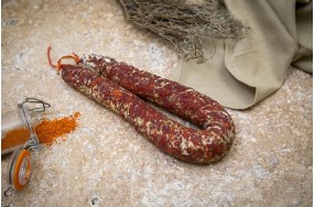 Chorizo pli-sans ajout de sel nitrité-charcuterie Millas