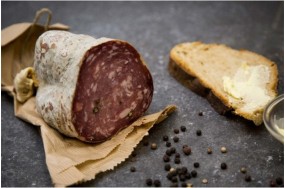 Rosette Jésus artisanale en morceau sans ajout de sel nitrité - charcuterie Millas