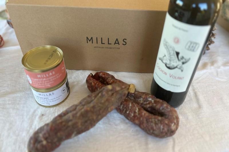 Coffret Gourmet Millas - Saveurs d'Exception et Vin Bio