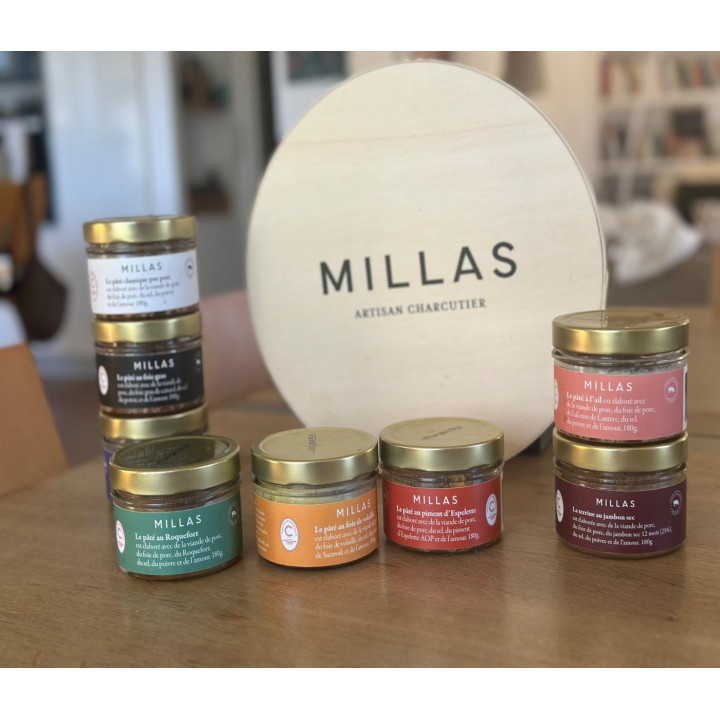 Coffret Arc-en-Ciel Millas – Les 8 incontournables de la charcuterie artisanale