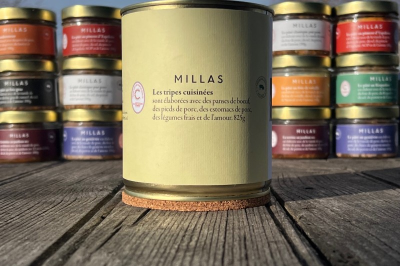 Conserve de tripes cuisinées - Charcuterie artisanale Millas