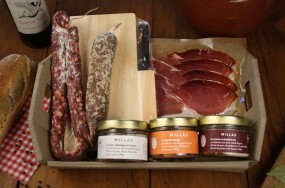 Coffret cadeau pause à lacaune charcuterie millas