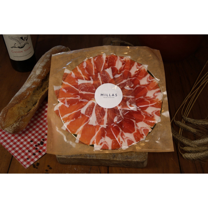 Rosace de jambon sec jambon cru 12 mois - charcuterie Millas