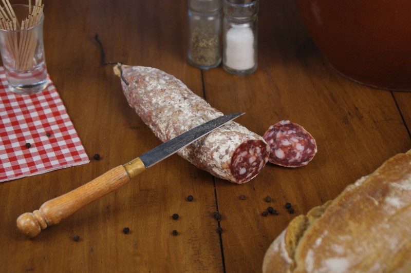 Saucisson à la Truffe-sans ajout de sel nitrité- charcuterie millas