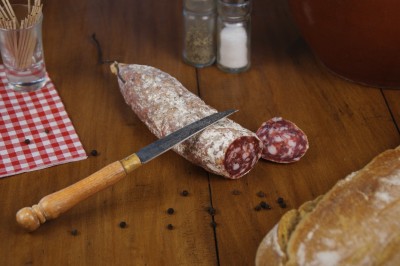 Saucisson à la Truffe-sans ajout de sel nitrité- charcuterie millas