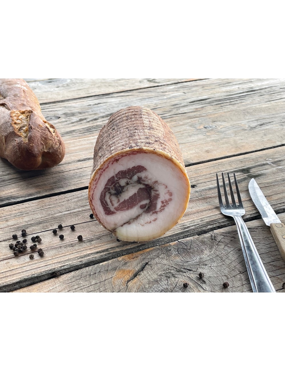 Poitrine roulée séchée - Charcuterie Millas