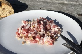 Lardons fumés au bois de hêtre