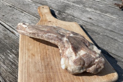 Côtes de porc confite