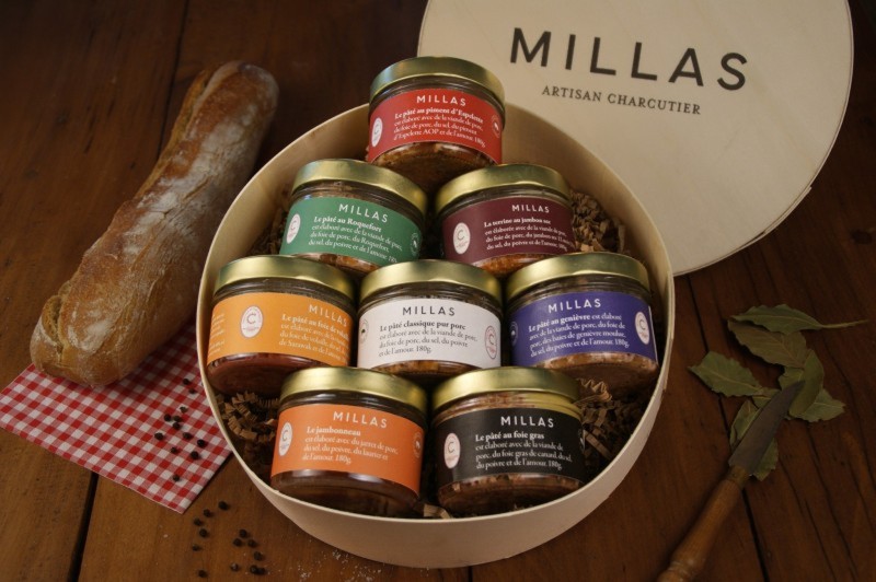 Coffret Arc-en-Ciel Millas - Collection complète de pâtés et terrines artisanaux