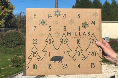 Né dans nos montagnes tarnaises, le calendrier de l’Avent Millas célèbre la tradition charcutière artisanale de Lacaune.