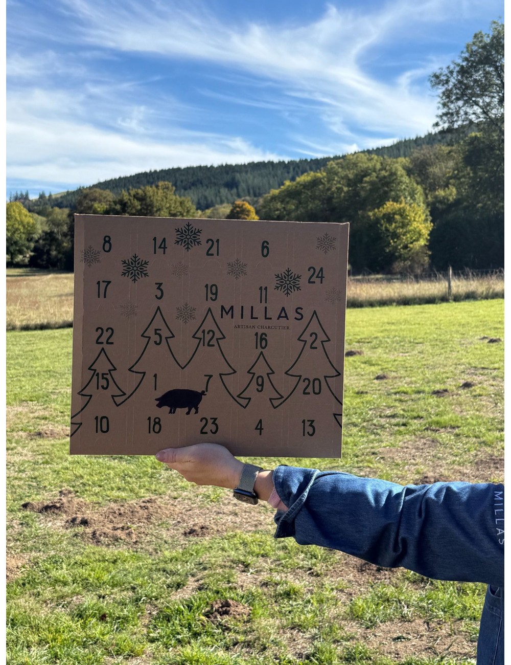 Un Noël plein de saveurs avec le calendrier de l’Avent Millas, imaginé et préparé à 800 m d’altitude, au cœur du Tarn.