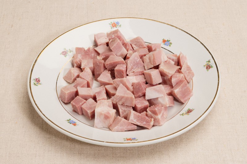 Dés de jambon cuit charcuterie millas Dés de jambon cuit charcuterie millas