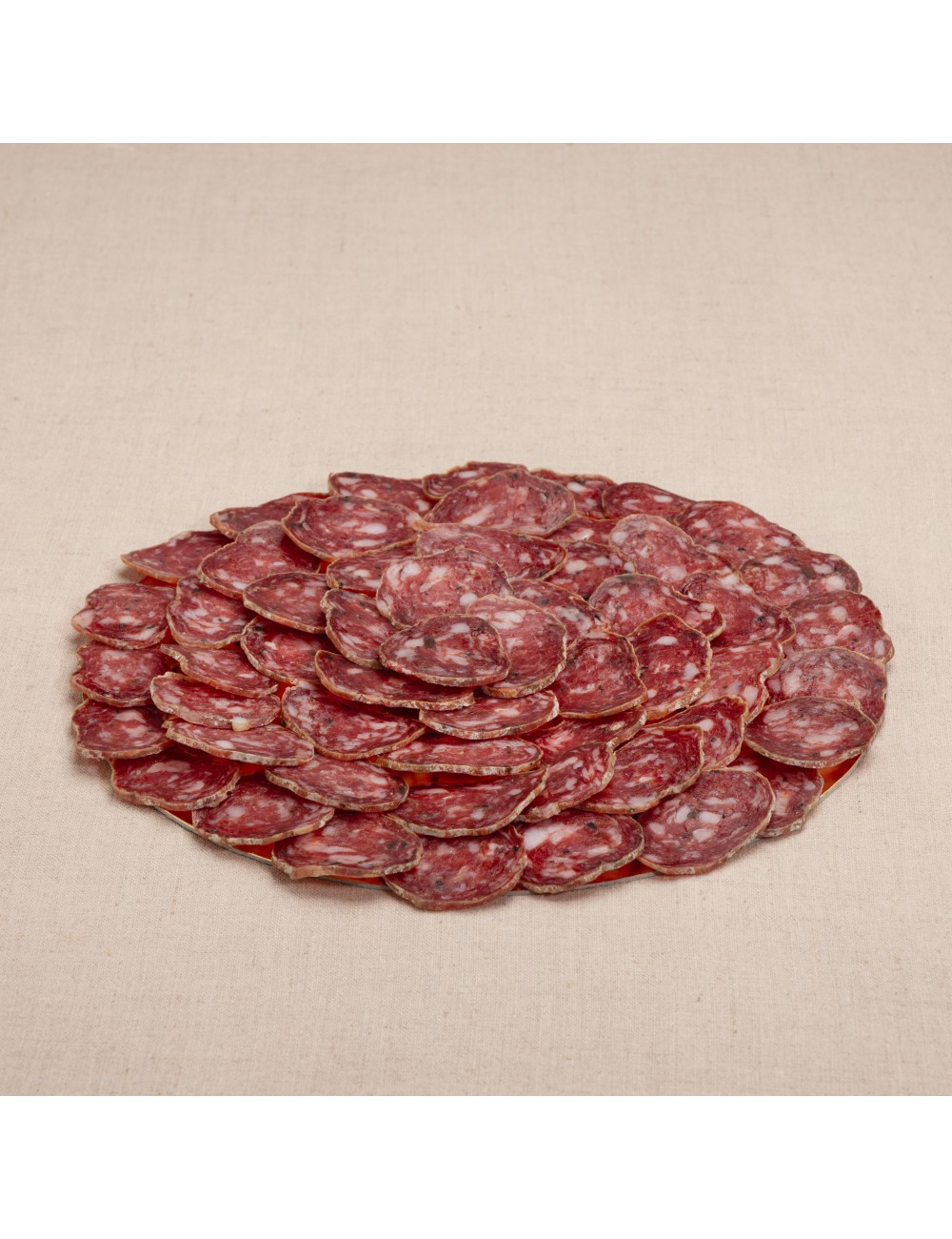Rosace de saucisson sec à la truffe