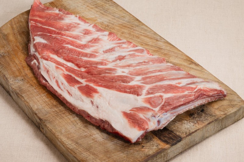 coustellous ou travers de porc - charcuterie millas coustellous ou travers de porc - charcuterie millas