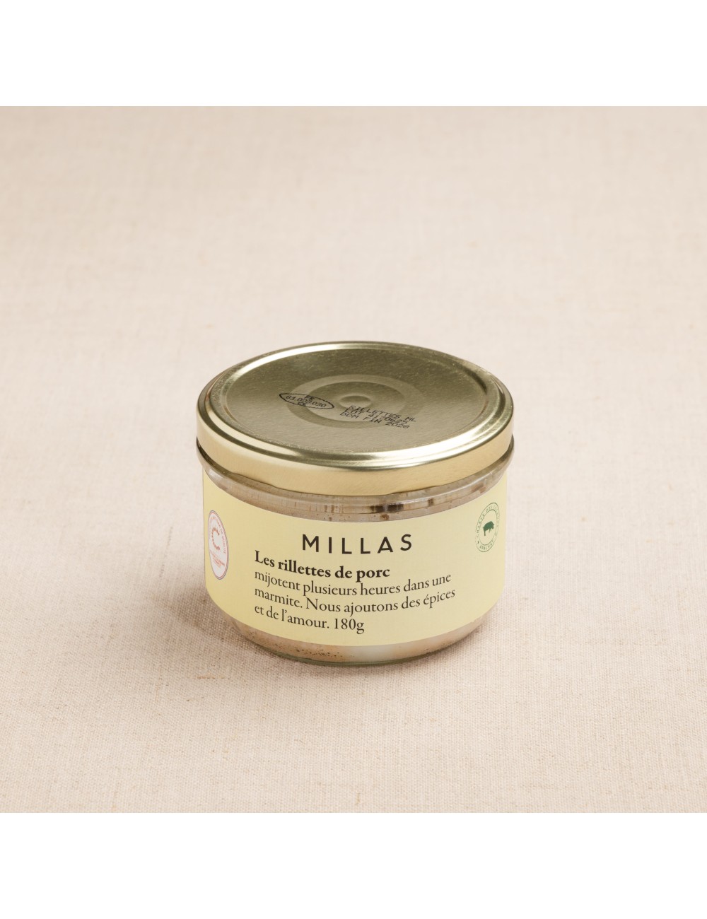 Rillettes de porc charcuterie millas Rillettes de porc charcuterie millas