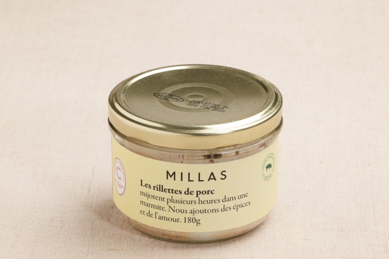 Rillettes de porc charcuterie millas Rillettes de porc charcuterie millas