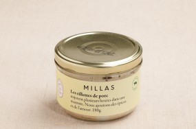 Rillettes de porc charcuterie millas