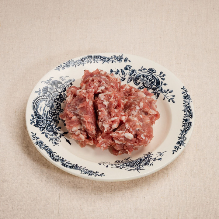 chair à saucisse de porc - charcuterie millas