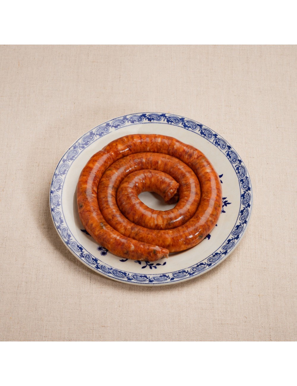 saucisse fraîche fine au piment d'espelette AOP - charcuterie millas