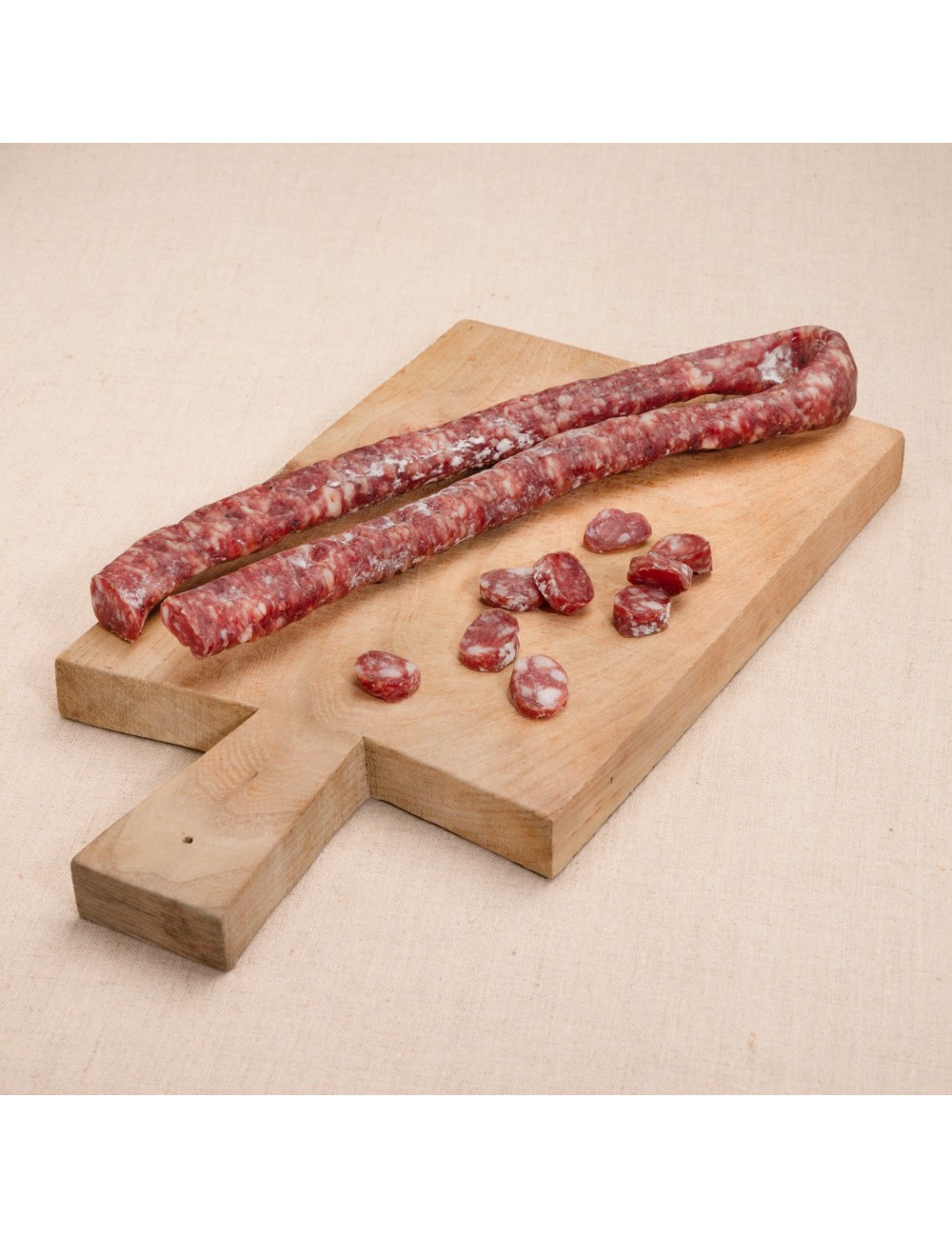 saucisse sèche fine nature charcuterie Millas