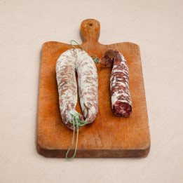 saucisse sèche de foie charcuterie millas
