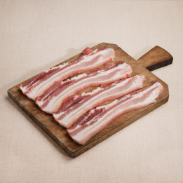 Poitrine fraîche en tranches charcuterie millas