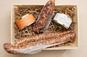 Corbeille Henriette charcuterie mIllas - coffret de charcuterie