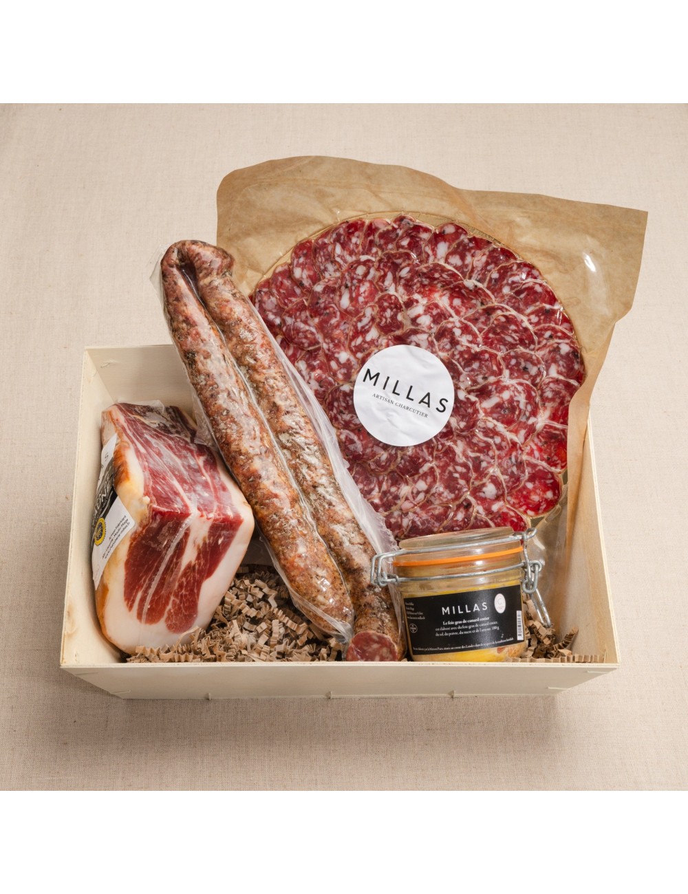 Tonton léon coffret charcuterie - charcuterie millas