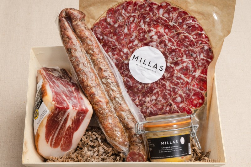 Tonton léon coffret charcuterie - charcuterie millas