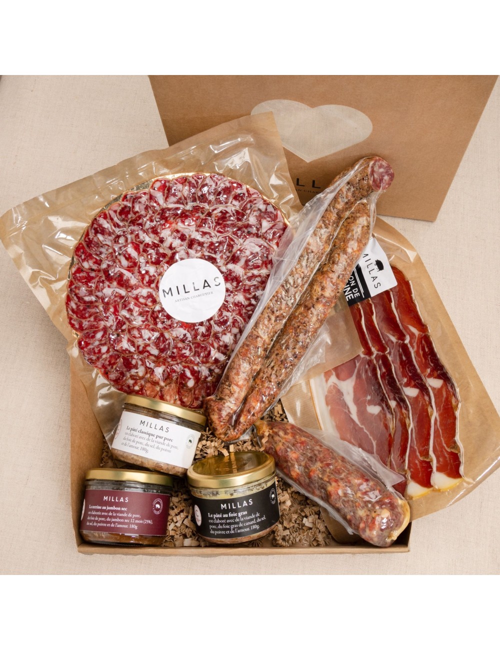 charcuterie millas coffret prestige