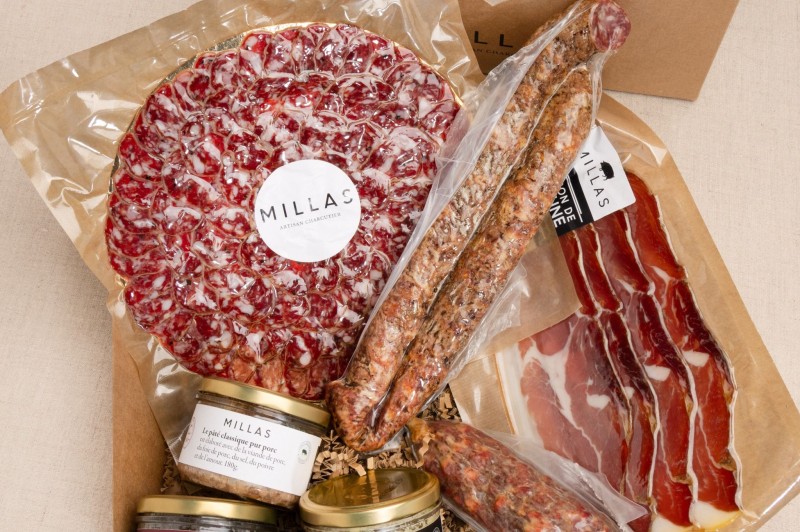 charcuterie millas coffret prestige
