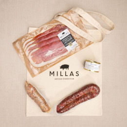 tote bag dégustation millas coffret charcuterie - charcuterie millas