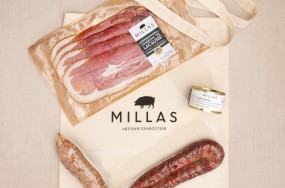 tote bag dégustation millas coffret charcuterie - charcuterie millas