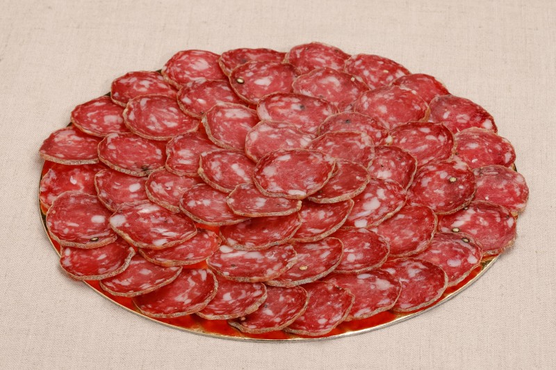 Rosace de saucisson nature fabriquée par nos artisans