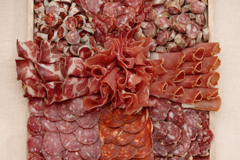 plateau de charcuterie sèche